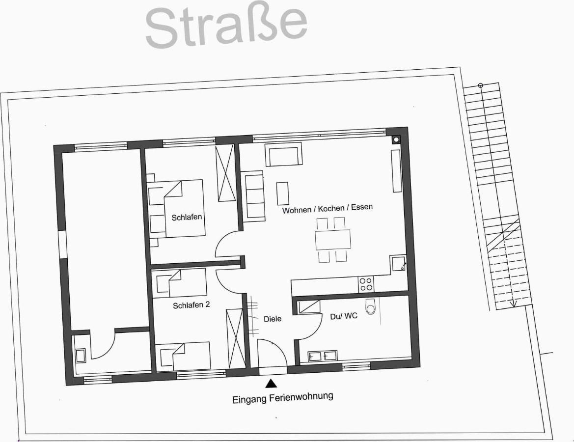 شقة Penthouse Tauberblick تاوبربيشوفسهايم المظهر الخارجي الصورة