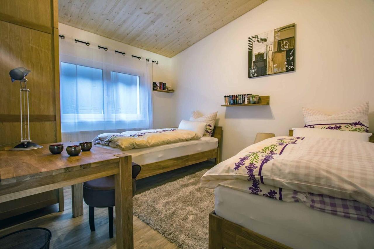 شقة Penthouse Tauberblick تاوبربيشوفسهايم المظهر الخارجي الصورة